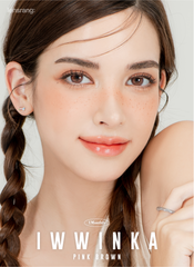 Lensrang 1-Month Iwwinka Pink Brown (2 Pack)