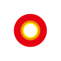 I-Contact Cosplay Halloween Contact Lenses Red Eclipse