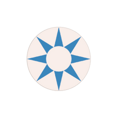 I-Contact Cosplay Halloween Contact Lenses Wild Blue Star