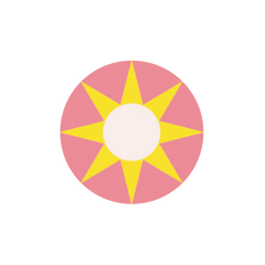 I-Contact Cosplay Halloween Contact Lenses Pink Star