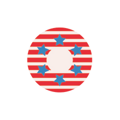 I-Contact Cosplay Halloween Contact Lenses Star and Stripes