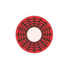 I-Contact Cosplay Halloween Contact Lenses Red Spider Web