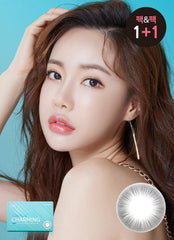 Lensme Cocltail Charming Gray Monthly Circle Lenses (2 Pack)