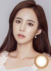 Lensme Shine Ample Silling Brown Monthly Contact Lenses (1 Pack)