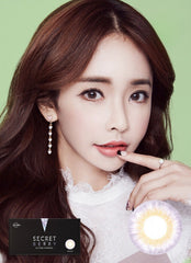 LENS ME Secret Berry Violet Monthly Contact Lenses (2 Pack)