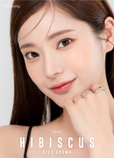 Lensrang 1-Month Hibiscus Rich Brown (2 Pack)