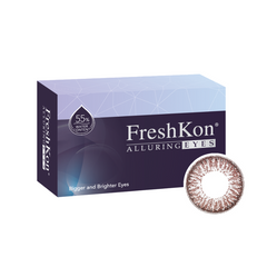 FreshKon Alluring Eyes Majestic Brown Monthly Disposable (2 Pack)