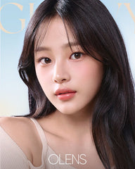 OLENS 1-Month Glowy Natural Mocha Brown for Toric (2 Pack)