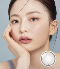 Olens Real Ring Gray Toric Monthly Circle Lenses (2 Pack)