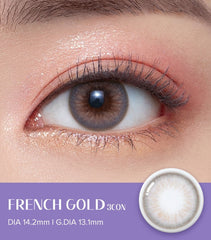 OLENS 1 Day French Gold 3con Gray (10 Pack)