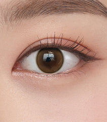 OLENS Shine Touch Milky Brown Monthly Contact Lenses (2 Pack)