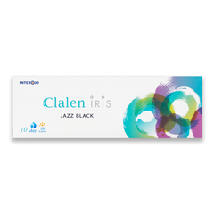Clalen Iris 1 Day Jazz Black Daily Colored Contact Lenses (30 Pack)