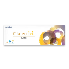 Clalen Iris 1 Day Latin Brown Daily Colored Contact Lenses (30 Pack)