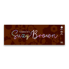 Clalen Iris 1 Day Suzy Brown Daily Colored Contact Lenses (30 Pack)
