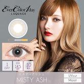 EverColor 1 Day LUQUAGE Misty Ash Japanese color lenses (10p)