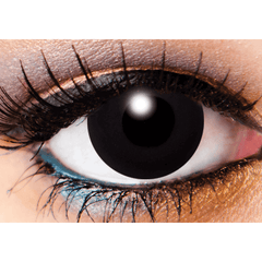 InnoVision Cosplay Halloween Contact Lenses Solid Black