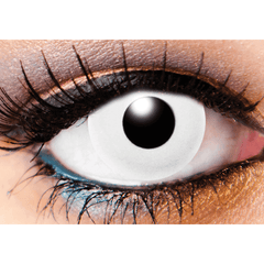 InnoVision Cosplay Halloween Contact Lenses Solid White