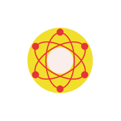 I-Contact Cosplay Halloween Contact Lenses Atomic Yellow