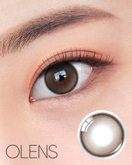 OLENS 1-Month Glowy Tear Brown (2 Pack)