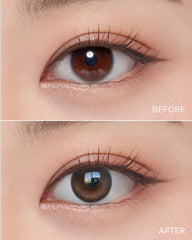 OLENS 1-Month Glowy Natural Mocha Brown for Toric (2 Pack)