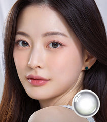 Olens Glowy Ash Gray Monthly Circle Lenses