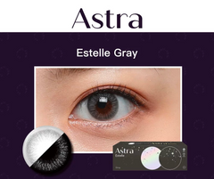 Clalen Astra Estelle Gray Daily Colored Contact Lenses (30 Pack)