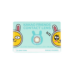 Lenstown Monthly Colored Contact Lenses KakaoFriends Muzi Gray (2 Pack)