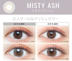 EverColor 1 Day LUQUAGE Misty Ash Japanese color lenses (10p)