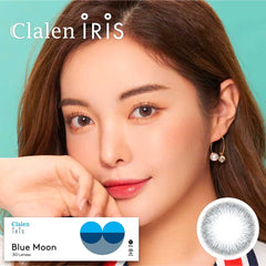 Clalen Iris 1 Day Blue Moon Daily Colored Contact Lenses (30 Pack)