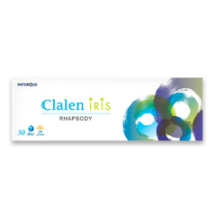 Clalen Iris 1 Day Rhapsody Choco Daily Colored Contact Lenses (30 Pack)