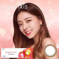 Clalen Iris 1 Day Soul Brown Daily Colored Contact Lenses (30 Pack)